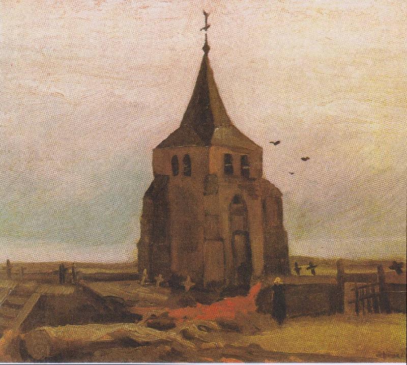 Vincent Van Gogh Old Church Tower at Nuenen